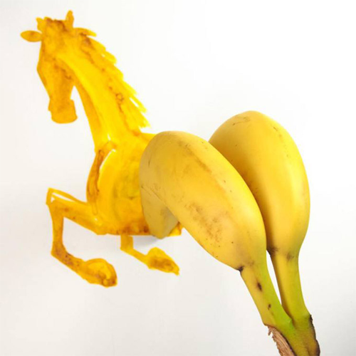 バナナの馬