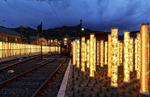 京福電気鉄道の嵐山駅
